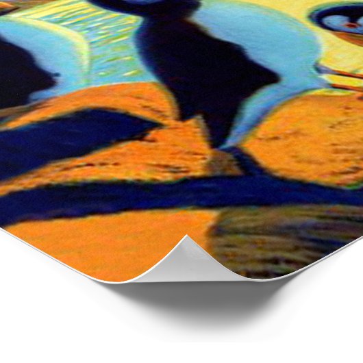 ノルウェーの悪魔、真夜中の太陽の土地 ポスター (角)