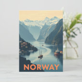 ノルウェーの旅行カードの景色の美しいを探索する (スタンド正面)