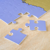 ノルウェーの旗そして地図 ジグソーパズル (側面)