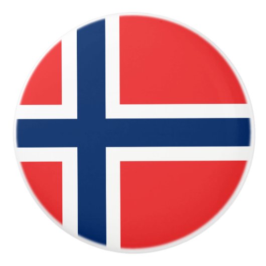 ノルウェーの旗のカスタムなドアおよび引出しはノブを引っ張ります セラミックノブ (正面)