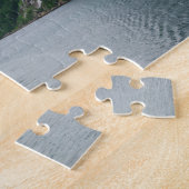 ノルウェーの旗のジグソーパズルが付いているGeirangerのフィヨルド ジグソーパズル (側面)