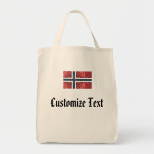 ノルウェーの旗のノルウェーの北欧のスカンジナビアの十字 トートバッグ