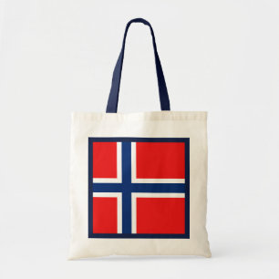 ノルウェーの旗のバッグ トートバッグ