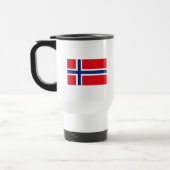ノルウェーの旗のマグ トラベルマグ (左)