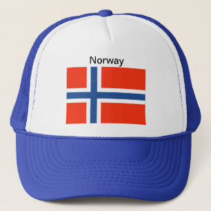 ノルウェーの旗の帽子 キャップ