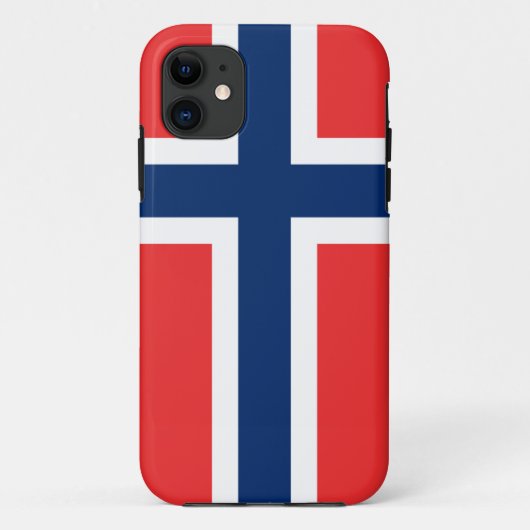 ノルウェーの旗のiPhoneの場合|ノルウェーのデザイン Case-Mate iPhoneケース (裏面)