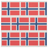 ノルウェーの旗パターンカスタムな生地DIYの織物 ファブリック (見本)