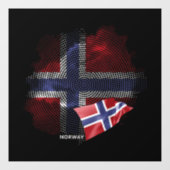 ノルウェーの旗 ウィンドウサイン (シート)