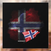 ノルウェーの旗 ウィンドウサイン (シート2)