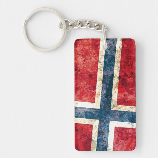 ノルウェーの旗 キーホルダー (正面)