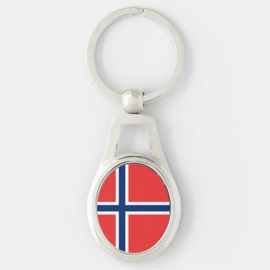 ノルウェーの旗 キーホルダー (正面)
