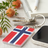 ノルウェーの旗 キーホルダー (正面右)