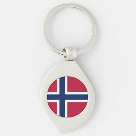ノルウェーの旗 キーホルダー (正面)