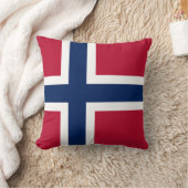 ノルウェーの旗 クッション (ブランケット)