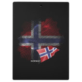 ノルウェーの旗 クリップボード (裏面)