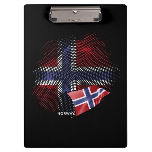 ノルウェーの旗 クリップボード (正面)