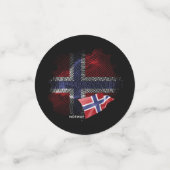ノルウェーの旗 コンフェッティ (スモール正面)
