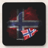 ノルウェーの旗 コースター (正面)