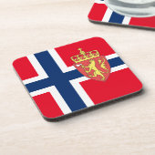 ノルウェーの旗 コースター (左側)