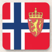 ノルウェーの旗 コースター (正面)