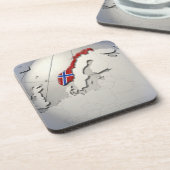 ノルウェーの旗 コースター (左側)