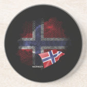 ノルウェーの旗 コースター (正面)