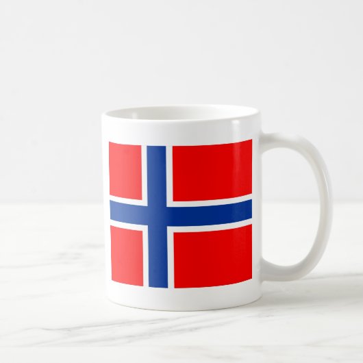 ノルウェーの旗 コーヒーマグカップ (右)