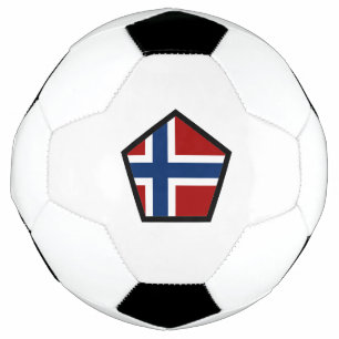 ノルウェーの旗 サッカーボール