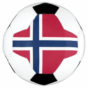 ノルウェーの旗 サッカーボール