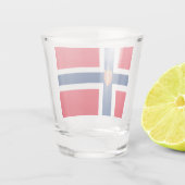 ノルウェーの旗 ショットグラス (裏面)