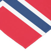 ノルウェーの旗 ショートテーブルランナー (コーナー)