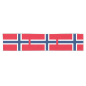 ノルウェーの旗 ショートテーブルランナー (横)