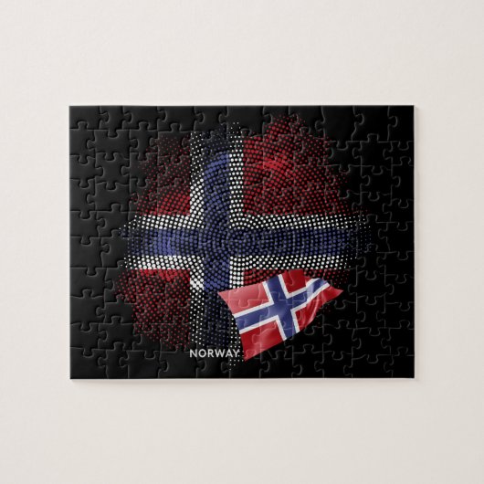ノルウェーの旗 ジグソーパズル (横)