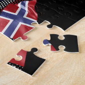 ノルウェーの旗 ジグソーパズル (側面)