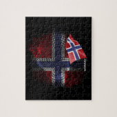 ノルウェーの旗 ジグソーパズル (縦)