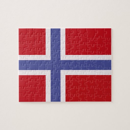 ノルウェーの旗 ジグソーパズル (横)