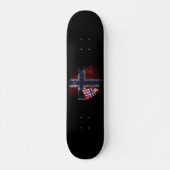 ノルウェーの旗 スケートボード (正面)
