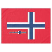 ノルウェーの旗 テーブルクロス (正面(横))