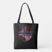 ノルウェーの旗 トートバッグ (裏面)