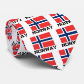 ノルウェーの旗 ネクタイ (ロール)