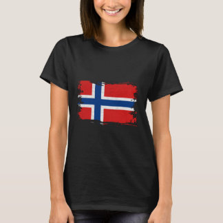 ノルウェーの旗 ノルウェーのルーツ ノルウェー ノルウェー人としての誇り Tシャツ