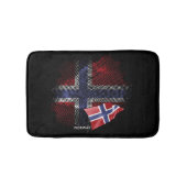 ノルウェーの旗 バスマット (正面)