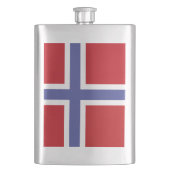ノルウェーの旗 フラスク (正面)