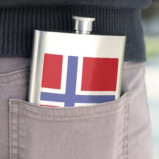 ノルウェーの旗 フラスク (インサイチュ)