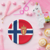 ノルウェーの旗 ペーパープレート (パーティー)