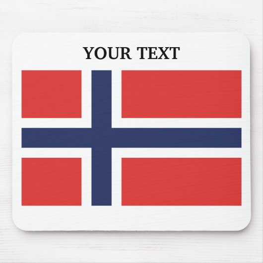 ノルウェーの旗 マウスパッド (正面)
