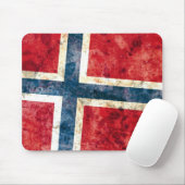 ノルウェーの旗 マウスパッド (マウス)
