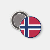 ノルウェーの旗 マグネット (正面/裏面)