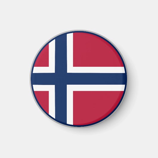 ノルウェーの旗 マグネット (正面)
