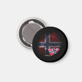 ノルウェーの旗 マグネット (正面/裏面)